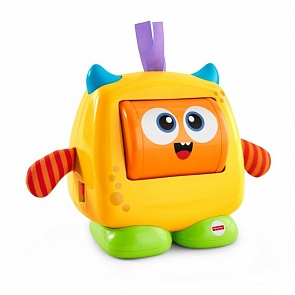 Добрый монстрик Fisher-Price с эмоциями и звуками (Mattel, DRG13)